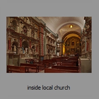 inside local church